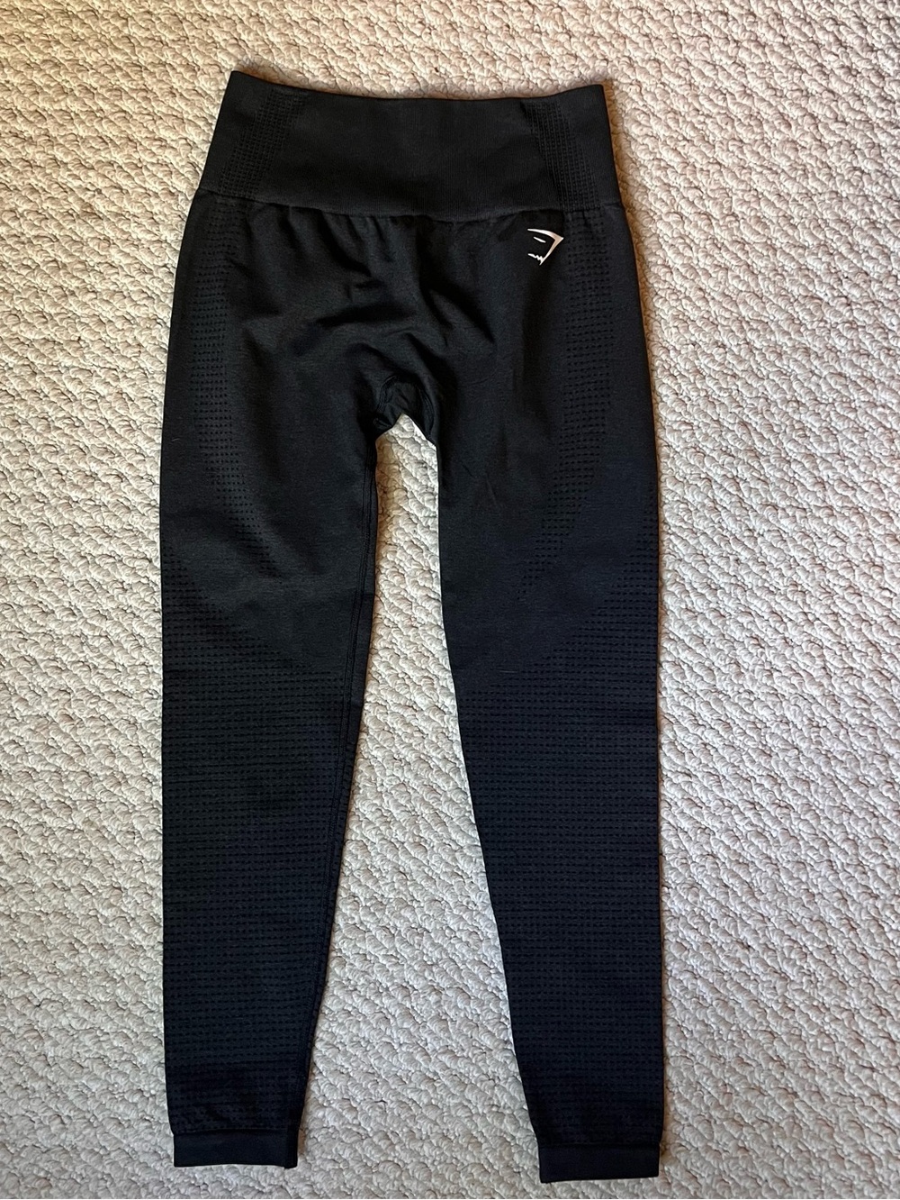 Gym Shark Black Kids High-Waist Active Leggings-M
